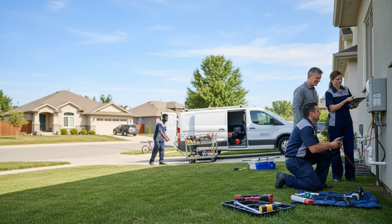 Tankless water heater service in Calliham, TX